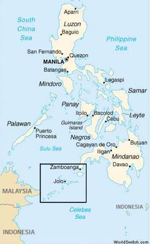 Map of The Philippines